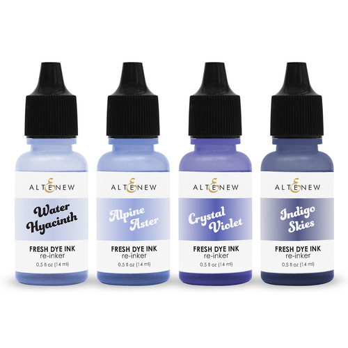 Altenew Fresh Dye Ink Reinker Bundle - Blue Mountains 