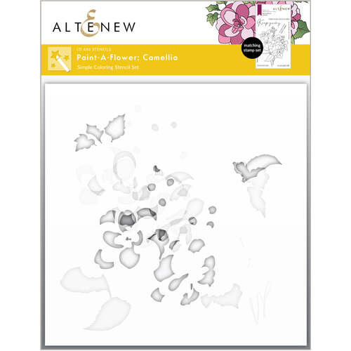 Altenew Paint-a-Flower : Camellia Simple Colouring Stencil