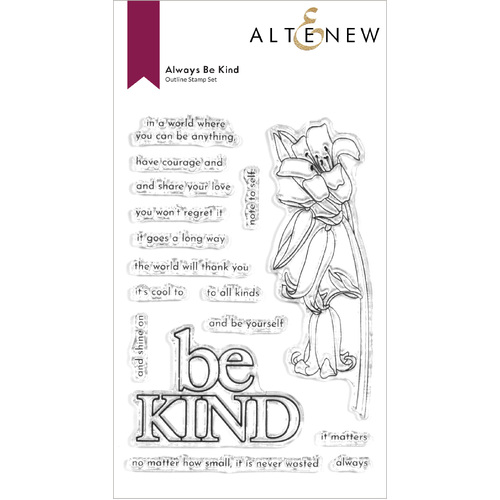 Altenew Always Be Kind Stamp Set