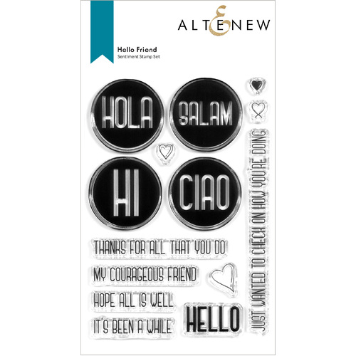Altenew Hello Friend Stamp Set