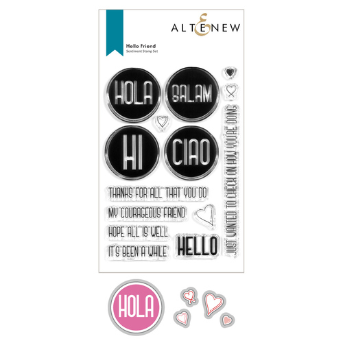 Altenew Hello Friend Stamp & Die Bundle