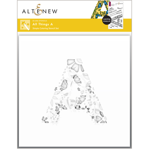 Altenew All Things A Simple Coloring Stencil Set (3 in 1)