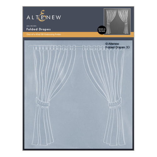 Altenew Folded Drapes 3D Embossing Folder