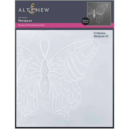 Altenew Mariposa 3D Embossing Folder