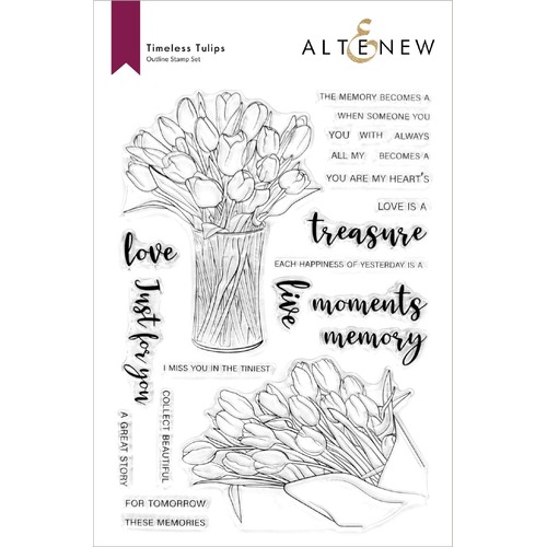Altenew Timeless Tulips Stamp Set