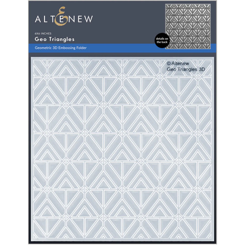 Altenew Geo Triangles 3D Embossing Folder