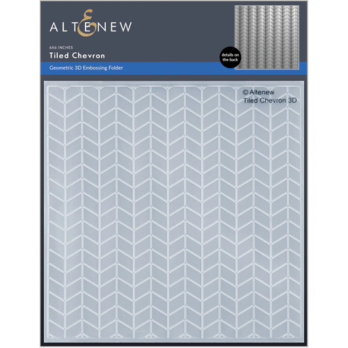 Altenew Tiled Chevron 3D Embossing Folder