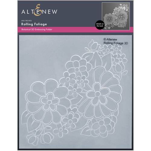 Altenew Rolling Foliage 3D Embossing Folder