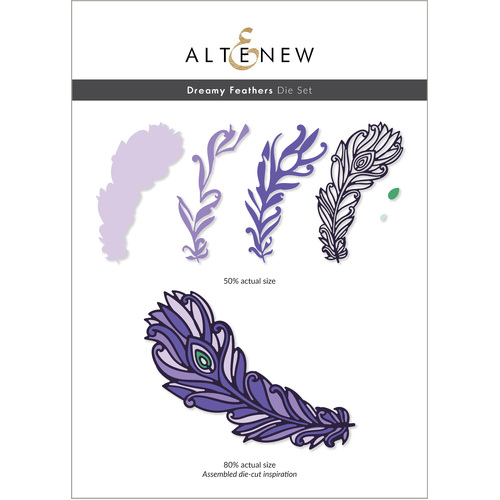 Altenew Dreamy Feathers Die Set