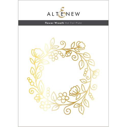 Altenew Flower Wreath Hot Foil Plate