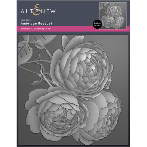 Altenew Ambridge Bouquet 3D Embossing Folder