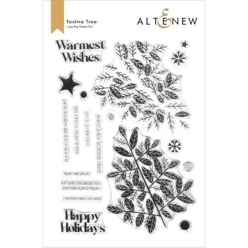 Altenew Festive Tree Stamp Set