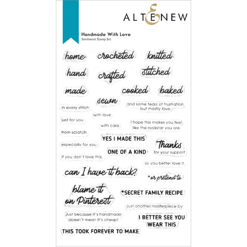 Altenew Handmade With Love Stamp Set
