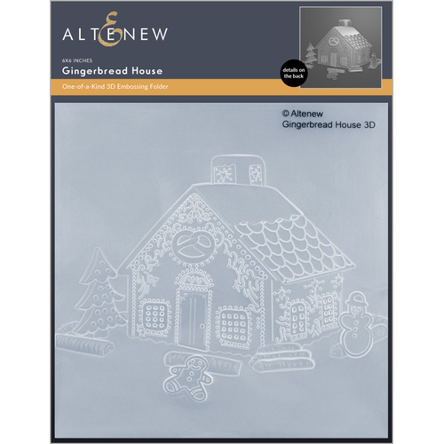 Altenew Gingerbread House 3D Embossing Folder