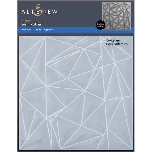 Altenew Gem Pattern 3D Embossing Folder