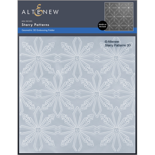 Altenew Starry Patterns 3D Embossing Folder