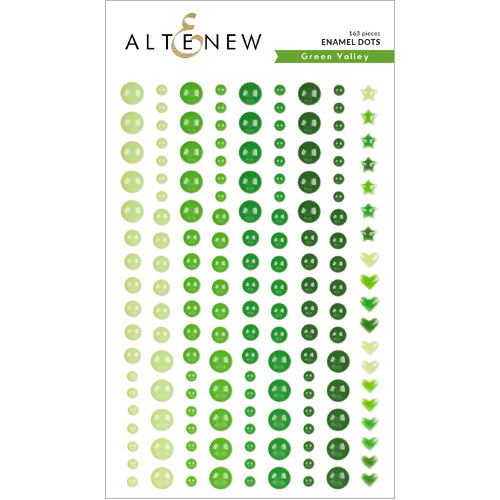 Altenew Green Valley Enamel Dots