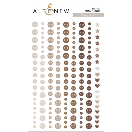 Altenew Warm Gray Enamel Dots