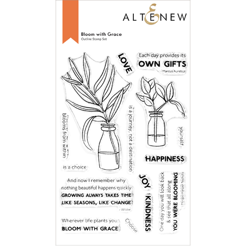 Altenew Bloom with Grace Stamp Set