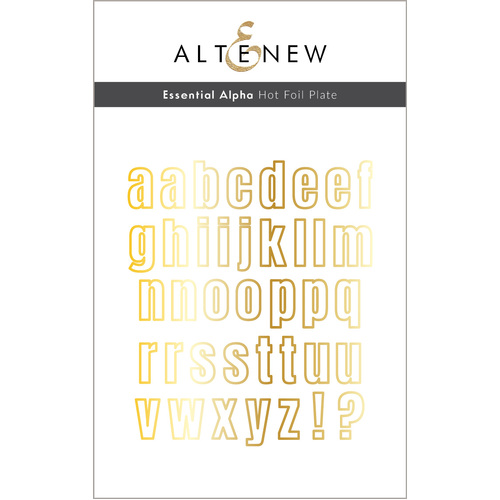 Altenew Essential Alpha Hot Foil Plate