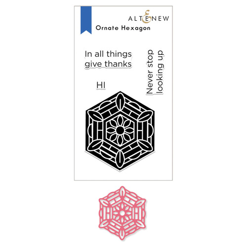 Altenew Ornate Hexagon Stamp & Die Set