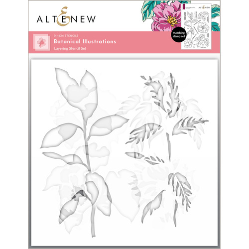 Altenew Botanical Illustrations Layering Stencil Set (4 in 1)