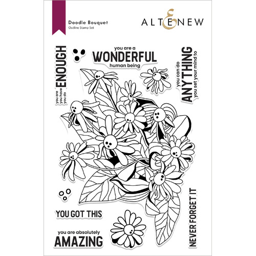 Altenew Doodle Bouquet Stamp Set