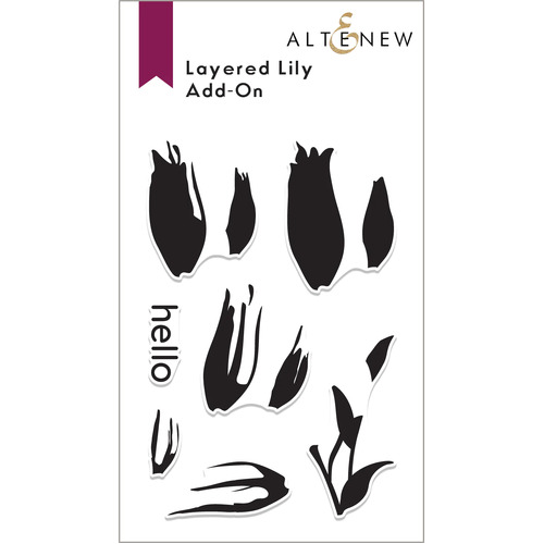 Altenew Layered Lily Add-On Stamp Set