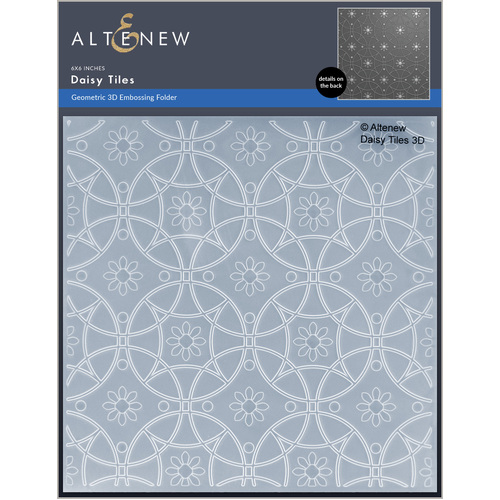 Altenew Daisy Tiles 3D Embossing Folder