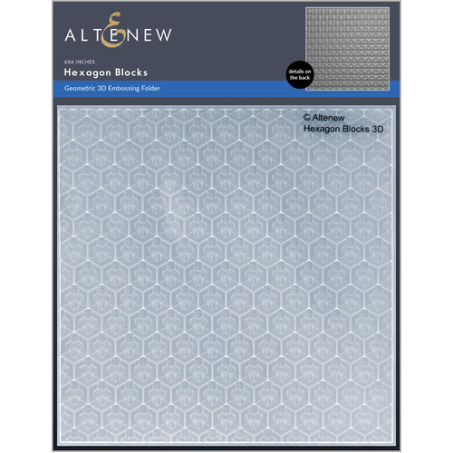Altenew Hexagon Blocks 3D Embossing Folder