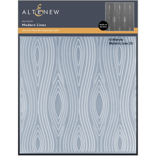 Altenew Modern Lines 3D Embossing Folder