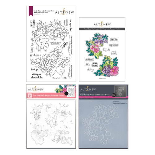Altenew Craft Your Life Project Kit: Watercolor Flowers