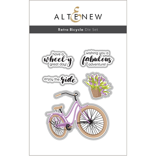 Altenew Retro Bicycle Die Set