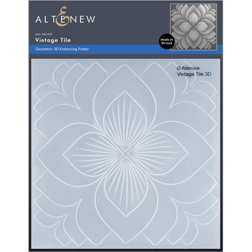 Altenew Vintage Tile 3D Embossing Folder