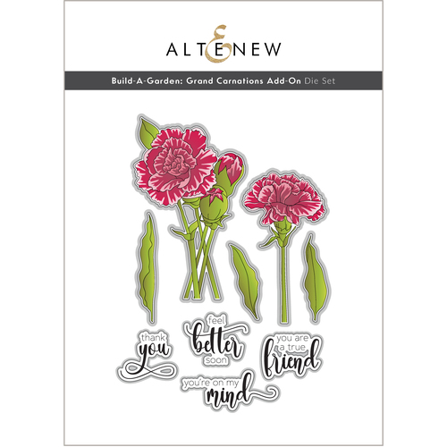 Altenew Build-A-Garden: Grand Carnations Add-On Die Set