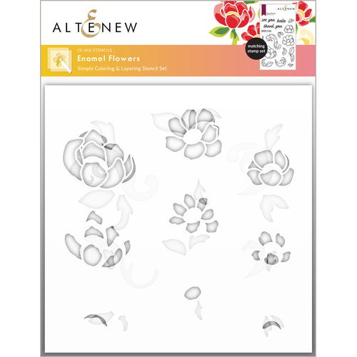 Altenew Enamel Flowers Layering Stencil Set (3 in 1)