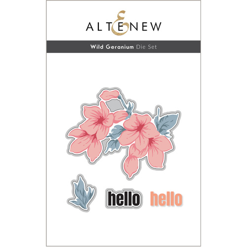 Altenew Wild Geranium Die Set