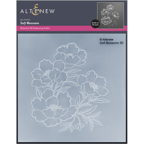 Altenew Soft Blossoms 3D Embossing Folder