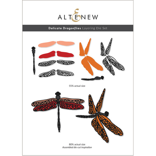 Altenew Delicate Dragonflies Layering Die Set
