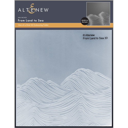 Altenew From Land to Sea 3D Embossing Folder