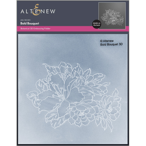 Altenew Bold Bouquet 3D Embossing Folder