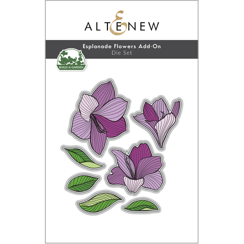 Altenew Build-A-Garden: Esplanade Flowers Add-On Die Set