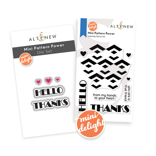 Altenew Mini Delight: Mini Pattern Power Stamp & Die Set