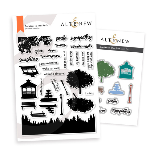 Altenew Sunrise In The Park Stamp & Die Bundle