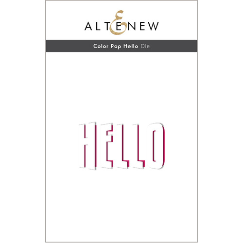 Altenew Color Pop Hello Die