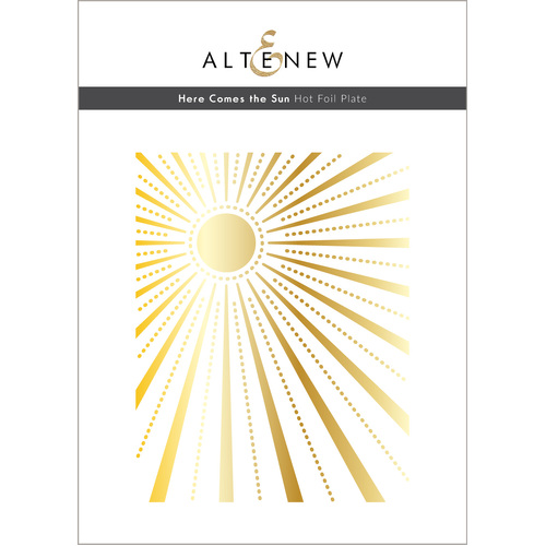 Altenew Here Comes the Sun Hot Foil Plate