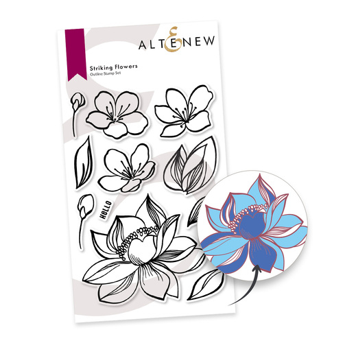 Altenew Striking Flowers Stamp Set