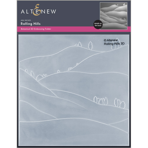 Altenew Rolling Hills 3D Embossing Folder