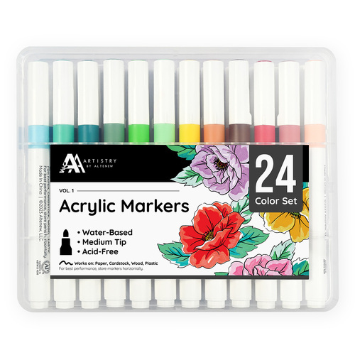 Altenew Acrylic Marker 24 Color Set - Vol. 1