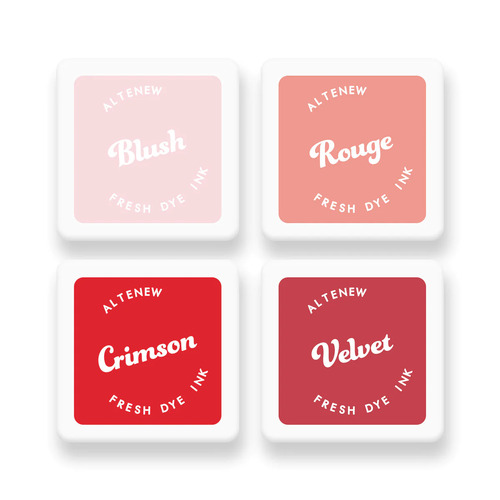 Altenew Fresh Dye Ink Mini Cube Set - Red Sunset 